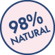 98% Natural