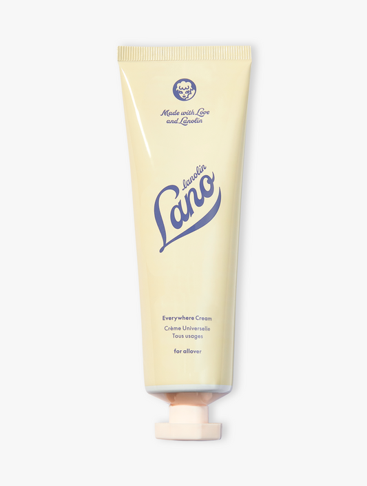 Product Shot Of The Lanolips Everywhere Cream formulated for dry, thirsty skin all-over. An especially rich & gentle one-cream solution for allover & everywhere leaving your skin nourished & silky.